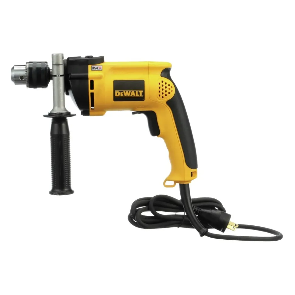 Factory Reconditioned Dewalt 7.8 Amp 0 - 2700 RPM Variable Speed Single Speed 1/2 in. Corded Hammer Drill