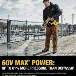 Factory Reconditioned Dewalt 60V MAX Lithium-Ion 2-Speed Cordless Power Cleaner (Tool Only)