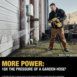 Factory Reconditioned Dewalt 60V MAX Lithium-Ion 2-Speed Cordless Power Cleaner (Tool Only)