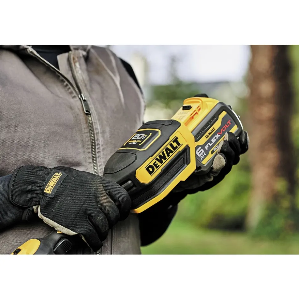 Factory Reconditioned Dewalt 20V MAX Lithium-Ion Cordless 14 in. Folding String Trimmer Kit (5 Ah)