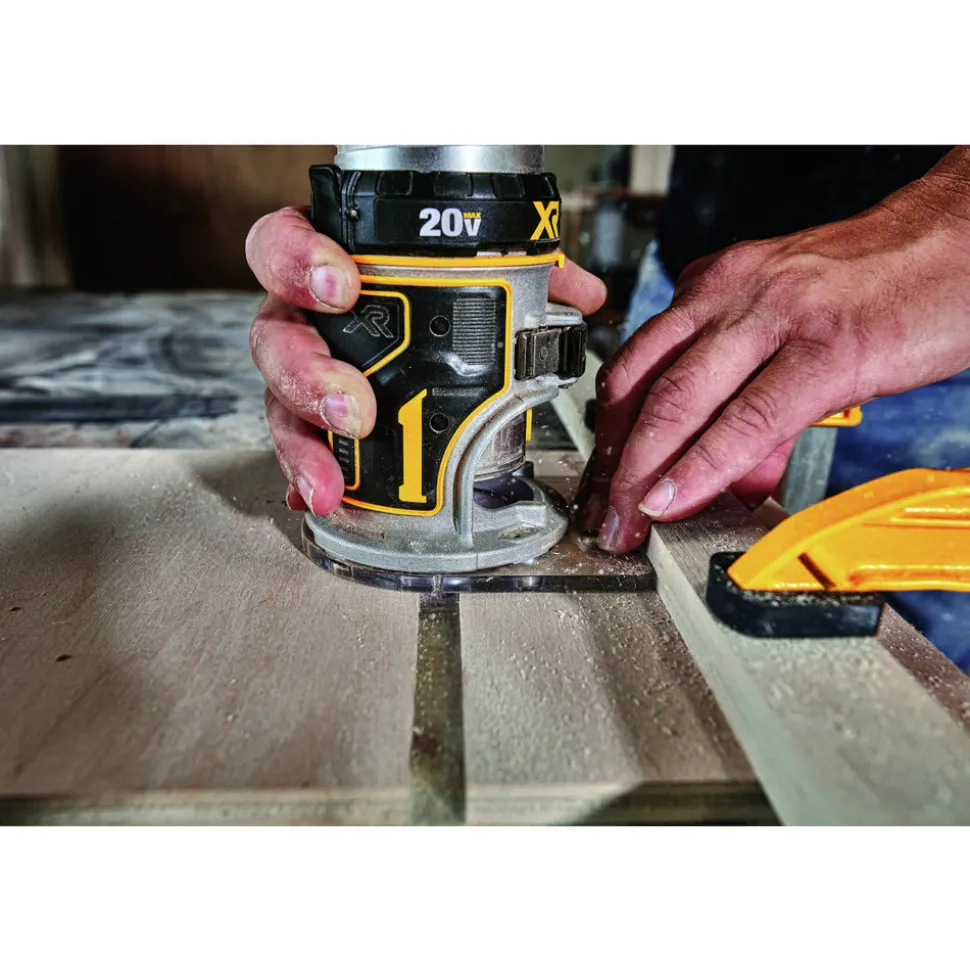 Factory Reconditioned Dewalt DCW600BR 20V MAX XR Brushless Compact Lithium-Ion 1/4 in. Cordless Router (Tool Only)