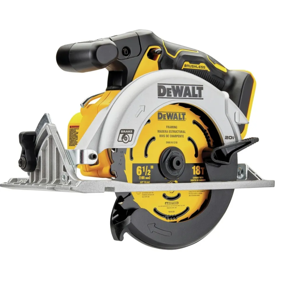 Factory Reconditioned Dewalt 20V MAX Brushless Lithium-Ion 6-1/2 in. Cordless Circular Saw (Tool Only)