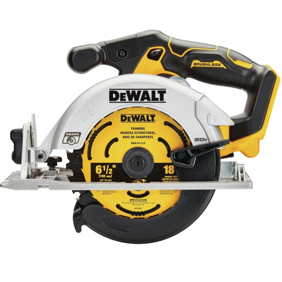Factory Reconditioned Dewalt 20V MAX Brushless Lithium-Ion 6-1/2 in. Cordless Circular Saw (Tool Only)
