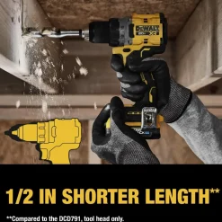 Factory Reconditioned Dewalt 20V MAX XR Brushless Lithium-Ion 1/2 in. Cordless Drill Driver Kit with 2 Batteries (1.7 Ah/2 Ah)