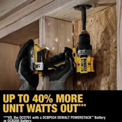 Factory Reconditioned Dewalt 20V MAX XR Brushless Lithium-Ion 1/2 in. Cordless Drill Driver Kit with 2 Batteries (1.7 Ah/2 Ah)
