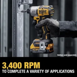 Factory Reconditioned Dewalt 20V MAX XR Lithium-Ion Brushless 3-Speed 1/4 in. Cordless Impact Driver (Tool Only)