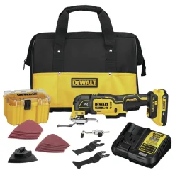 Factory Reconditioned Dewalt 20V MAX XR Brushless Lithium-Ion 3-Speed Cordless Oscillating Multi-Tool Kit (2 Ah)