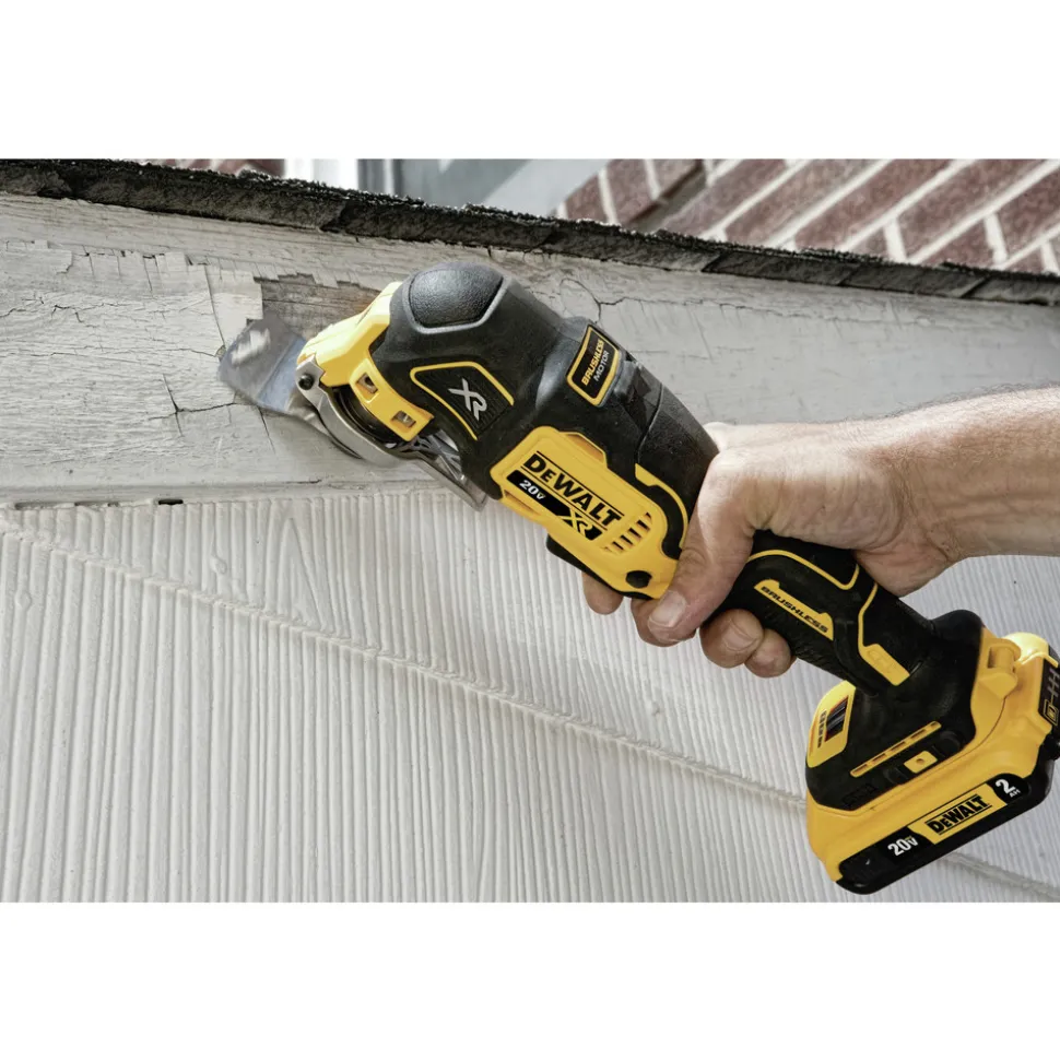 Factory Reconditioned Dewalt 20V MAX XR Brushless Lithium-Ion 3-Speed Cordless Oscillating Multi-Tool Kit (2 Ah)