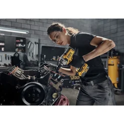 Factory Reconditioned Dewalt 20V MAX XR Brushless Lithium-Ion 1/2 in. Cordless Mid-Range Impact Wrench with Hog Ring Anvil (Tool Only)