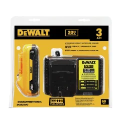 Factory Reconditioned Dewalt 20V MAX 3 Ah Lithium-Ion Battery Kit