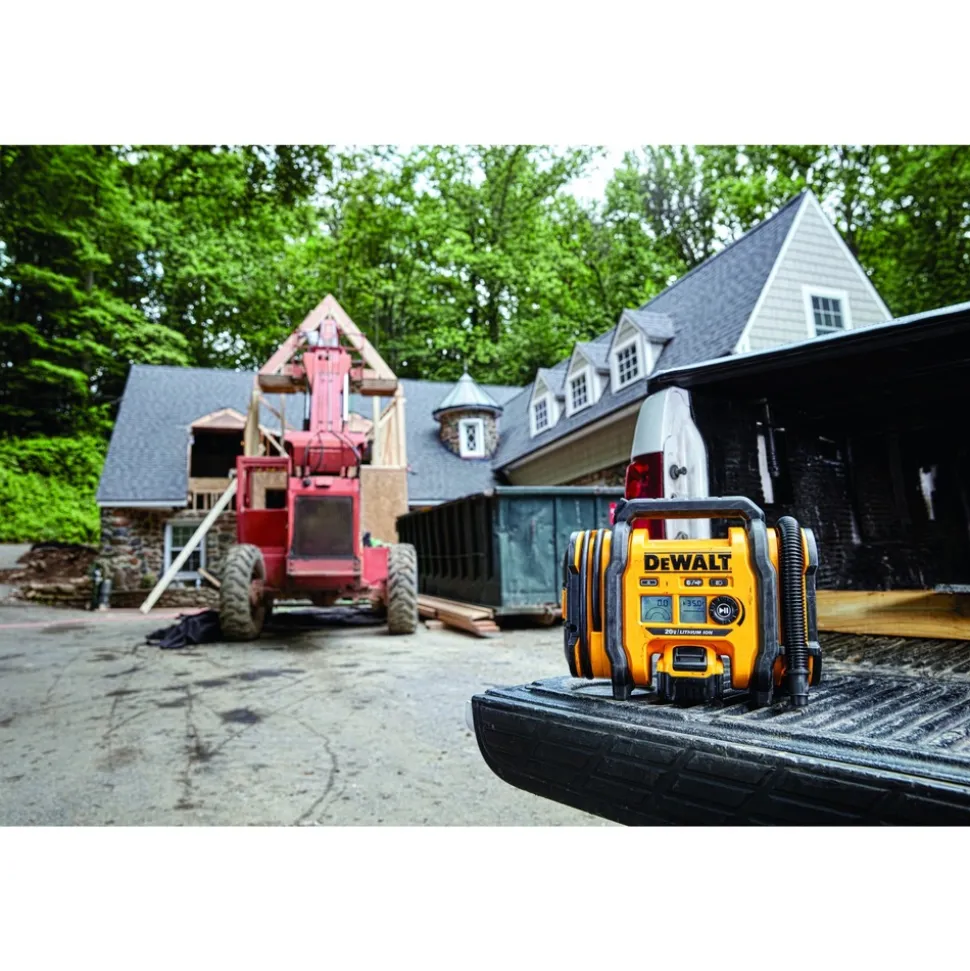 Factory Reconditioned Dewalt DCC020IBR 20V MAX Lithium-Ion Corded/Cordless Air Inflator (Tool Only)