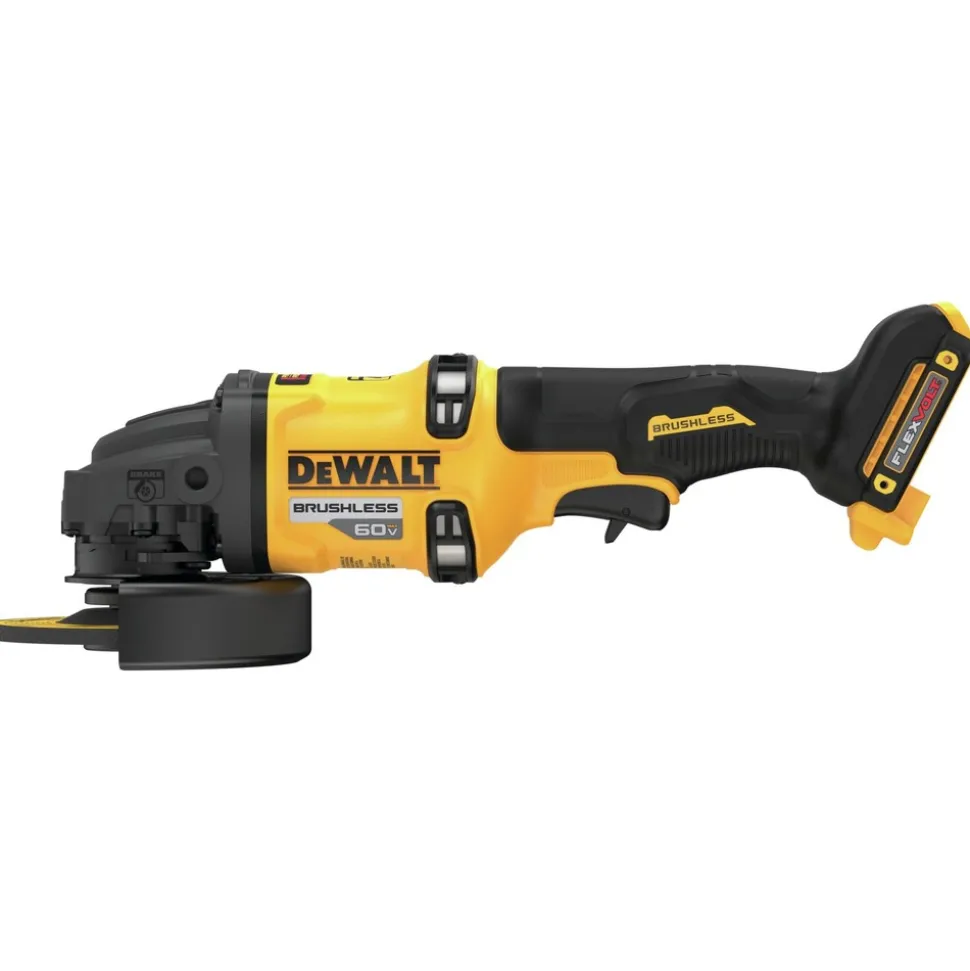 Factory Reconditioned Dewalt FLEXVOLT 60V MAX Brushless Lithium-Ion 4-1/2 in. to 6 in. Cordless Grinder with Kickback Brake (Tool Only)