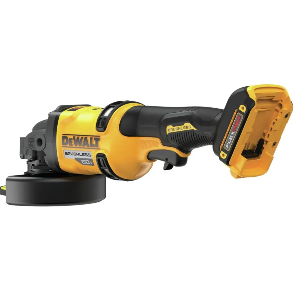 Factory Reconditioned Dewalt FLEXVOLT 60V MAX Brushless Lithium-Ion 4-1/2 in. to 6 in. Cordless Grinder with Kickback Brake (Tool Only)