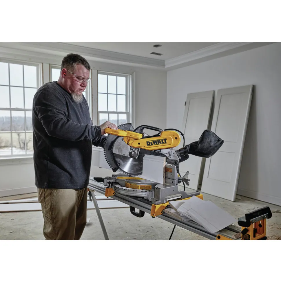 Factory Reconditioned Dewalt 120V 15 Amp Electric Double-Bevel Compound 12 in. Corded Miter Saw