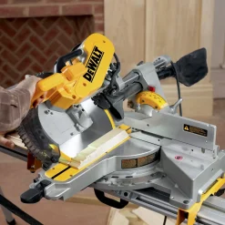 Factory Reconditioned Dewalt 120V 15 Amp Brushed 12 in. Corded Double Bevel Sliding Compound Miter Saw