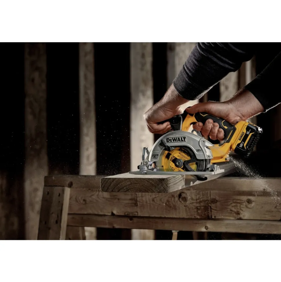 Factory Reconditioned Dewalt 12V MAX XTREME Brushless Lithium-Ion 5-3/8 in. Cordless Circular Saw (Tool Only)