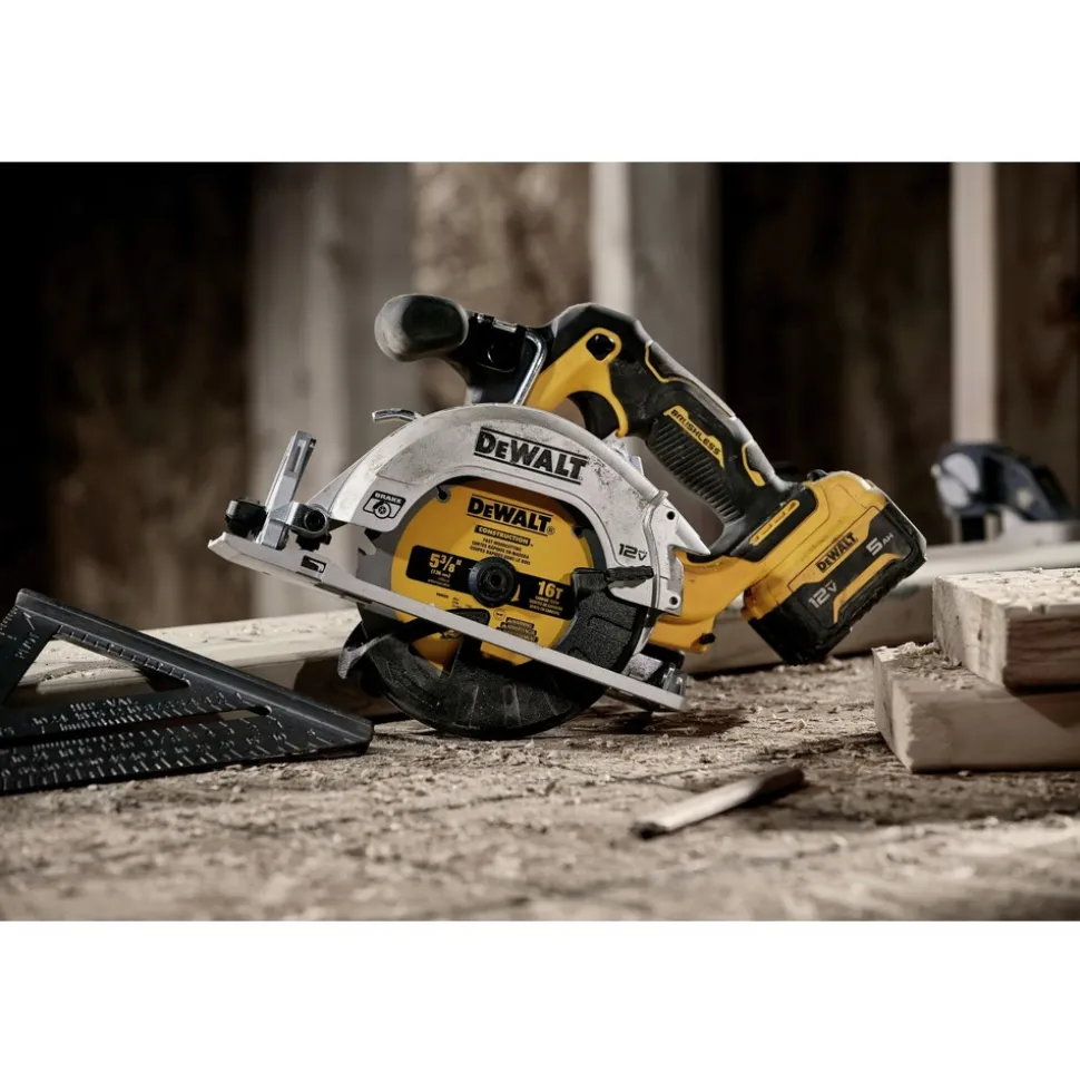 Factory Reconditioned Dewalt 12V MAX XTREME Brushless Lithium-Ion 5-3/8 in. Cordless Circular Saw (Tool Only)