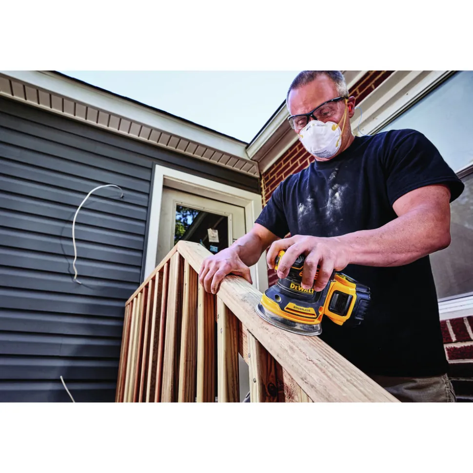 Factory Reconditioned Dewalt 20V MAX XR Brushless Variable-Speed Lithium-Ion 5 in. Random Orbital Sander (Tool Only)