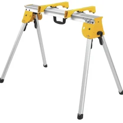 Factory Reconditioned Dewalt 11 in. x 36 in. x 32 in. Heavy Duty Work Stand with Miter Saw Mounting Brackets - Silver/Yellow