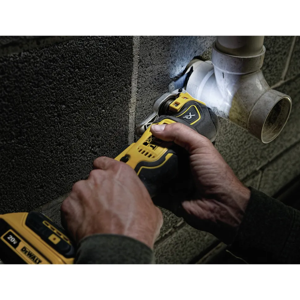 Factory Reconditioned Dewalt 20V MAX XR Brushless Lithium-Ion 3-Speed Cordless Oscillating Multi-Tool (Tool Only)