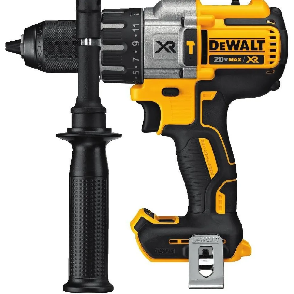 Factory Reconditioned Dewalt 20V MAX XR Lithium-Ion Brushless 3-Speed 1/2 in. Cordless Hammer Drill (Tool Only)