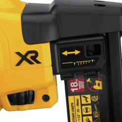 Factory Reconditioned Dewalt 20V MAX Cordless Lithium-Ion 18 Gauge Narrow Crown Stapler Kit