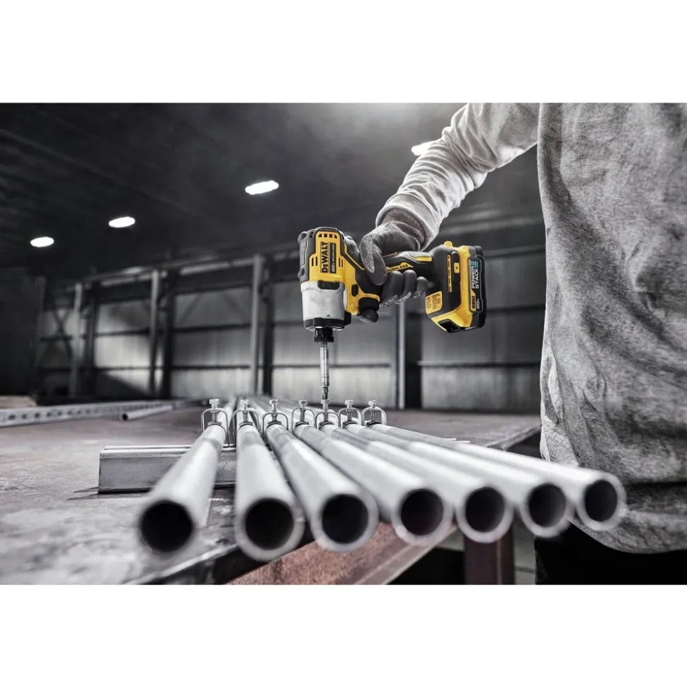 Factory Reconditioned Dewalt 20V MAX Brushless Lithium-Ion 1/4 in. Cordless Impact Driver Kit (2 Ah)