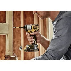Factory Reconditioned Dewalt 20V MAX Brushless Lithium-Ion 1/4 in. Cordless Impact Driver Kit (2 Ah)