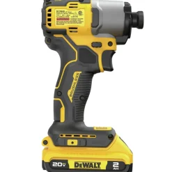 Factory Reconditioned Dewalt 20V MAX Brushless Lithium-Ion 1/4 in. Cordless Impact Driver Kit (2 Ah)