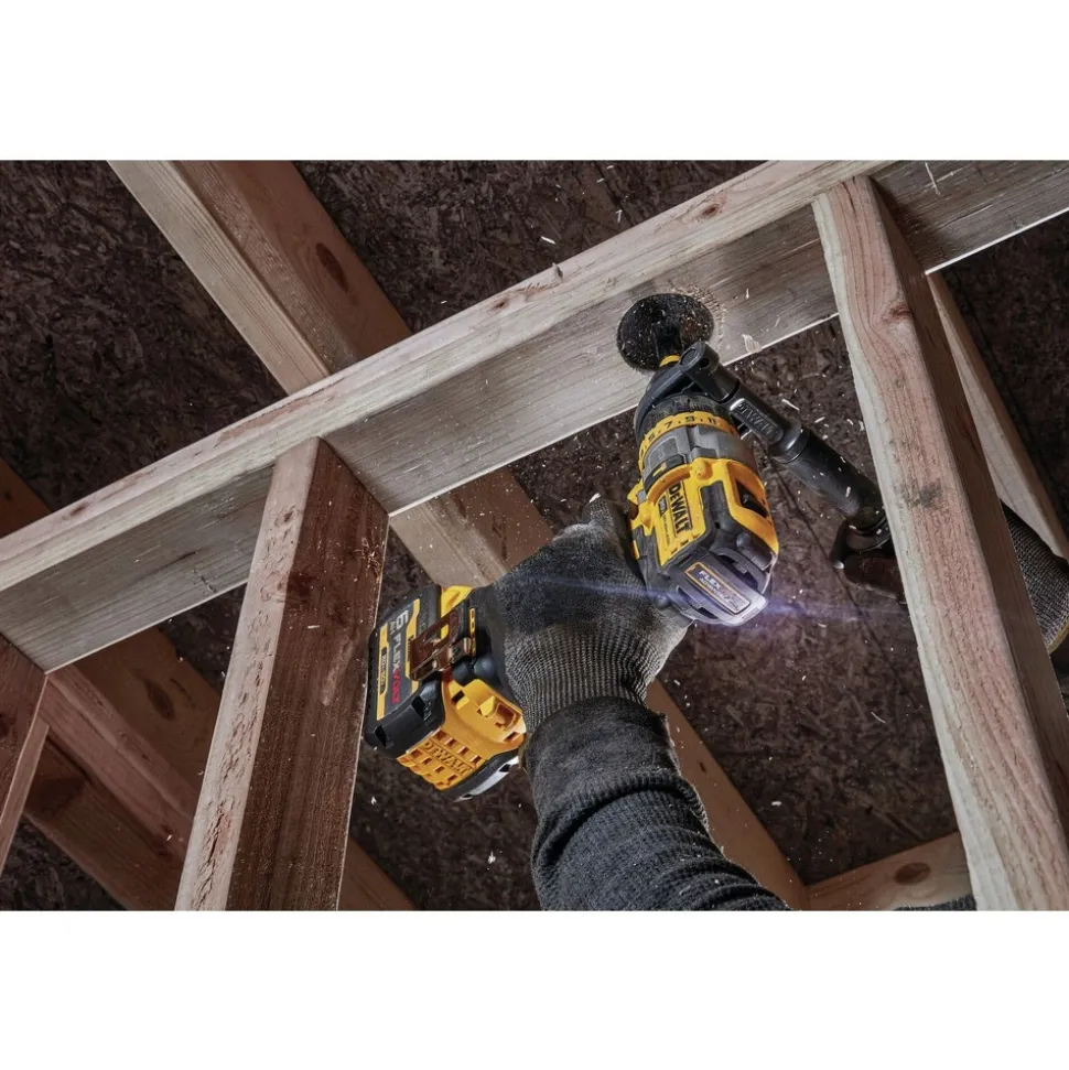 Factory Reconditioned Dewalt 20V MAX Brushless Lithium-Ion 1/2 in. Cordless Hammer Drill Driver with FLEXVOLT ADVANTAGE (Tool Only)