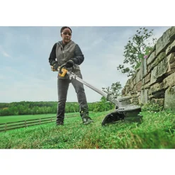 Factory Reconditioned Dewalt 20V MAX Lithium-Ion Cordless 14 in. Folding String Trimmer (Tool Only)