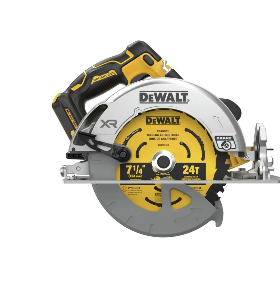 Factory Reconditioned Dewalt 20V MAX XR Lithium-Ion Brushless 7-1/4 in. Cordless Circular Saw (Tool Only)