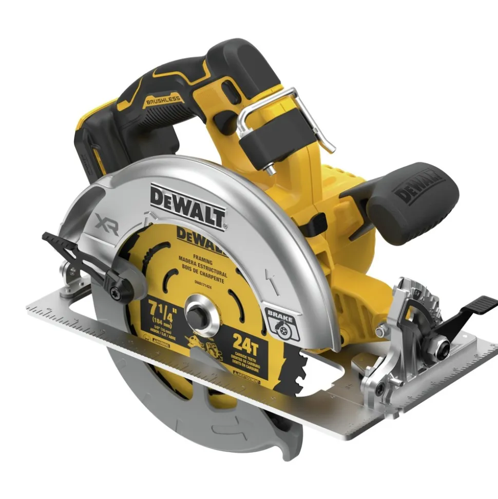 Factory Reconditioned Dewalt 20V MAX XR Lithium-Ion Brushless 7-1/4 in. Cordless Circular Saw (Tool Only)