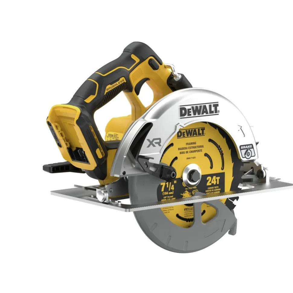 Factory Reconditioned Dewalt 20V MAX XR Lithium-Ion Brushless 7-1/4 in. Cordless Circular Saw (Tool Only)