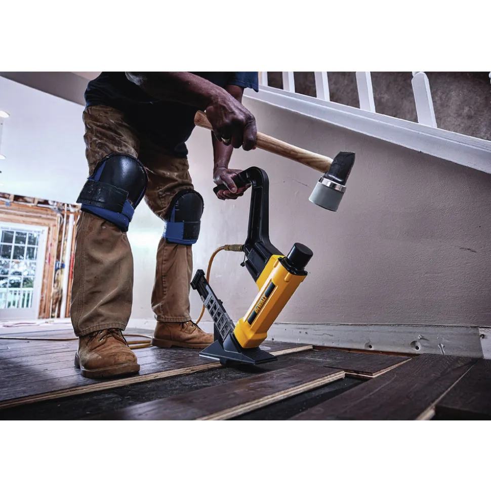 Factory Reconditioned Dewalt 2-N-1 16-Gauge Nailer and 15-1/2-Gauge Stapler Flooring Tool
