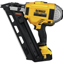 Factory Reconditioned Dewalt 20V MAX XR Dual Speed Lithium-Ion 30 Degrees Cordless Paper Collated Framing Nailer Kit (4 Ah)