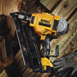 Factory Reconditioned Dewalt 20V MAX XR Dual Speed Lithium-Ion 30 Degrees Cordless Paper Collated Framing Nailer Kit (4 Ah)