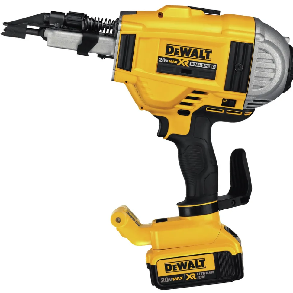 Factory Reconditioned Dewalt 20V MAX XR Dual Speed Lithium-Ion 30 Degrees Cordless Paper Collated Framing Nailer Kit (4 Ah)