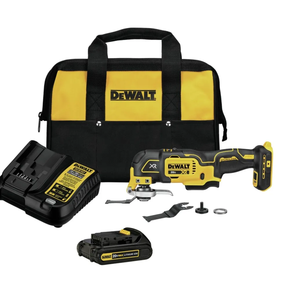 Factory Reconditioned Dewalt 20V MAX XR Brushless Lithium-Ion Cordless Oscillating Multi-Tool Kit (1.5 Ah)