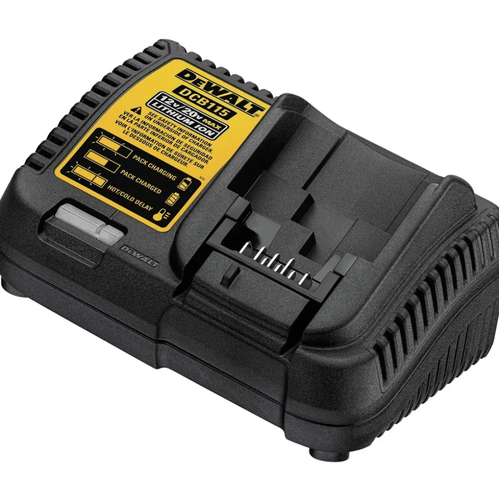 Factory Reconditioned Dewalt 20V MAX 5 Ah Lithium-Ion Batteries and 12V MAX - 20V MAX Charger Starter Kit