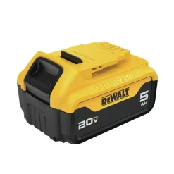 Factory Reconditioned Dewalt 20V MAX 5 Ah Lithium-Ion Batteries and 12V MAX - 20V MAX Charger Starter Kit