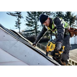 Factory Reconditioned Dewalt 20V MAX Brushless Lithium-Ion 15 Degree Cordless Coil Roofing Nailer Kit (2 Ah)