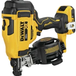 Factory Reconditioned Dewalt 20V MAX Brushless Lithium-Ion 15 Degree Cordless Coil Roofing Nailer Kit (2 Ah)