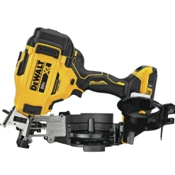 Factory Reconditioned Dewalt 20V MAX Brushless Lithium-Ion 15 Degree Cordless Coil Roofing Nailer Kit (2 Ah)