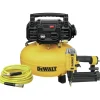 Factory Reconditioned Dewalt 18 Gauge 2-1/8 in. Pneumatic Brad Nailer and 0.9 HP 6 Gallon Oil-Free Pancake Compressor Combo Kit
