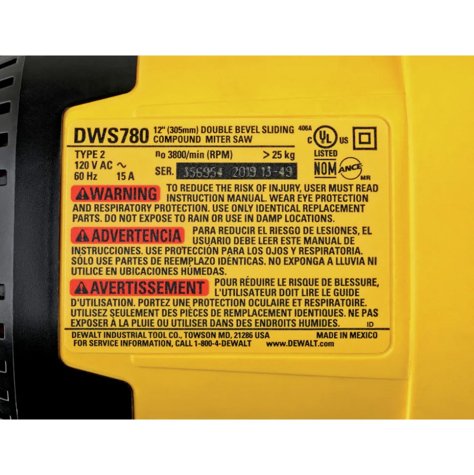 Factory Reconditioned Dewalt 12 in. Double Bevel Sliding Compound Miter Saw