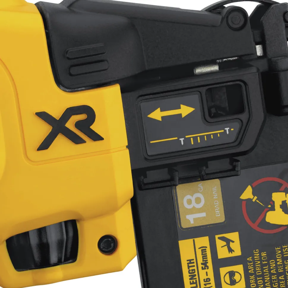 Factory Reconditioned Dewalt 20V MAX XR 18 Gauge Cordless Brad Nailer Kit (2 Ah)