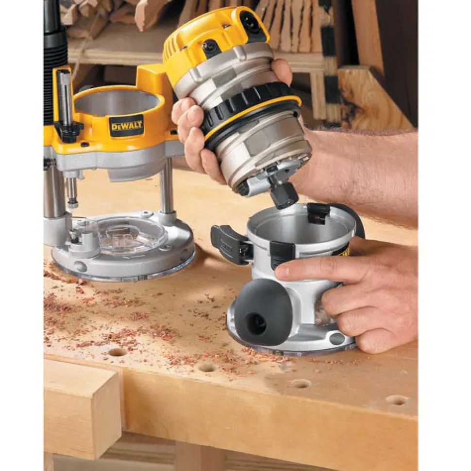 Factory Reconditioned Dewalt 2-1/4 HP EVS Fixed Base Router