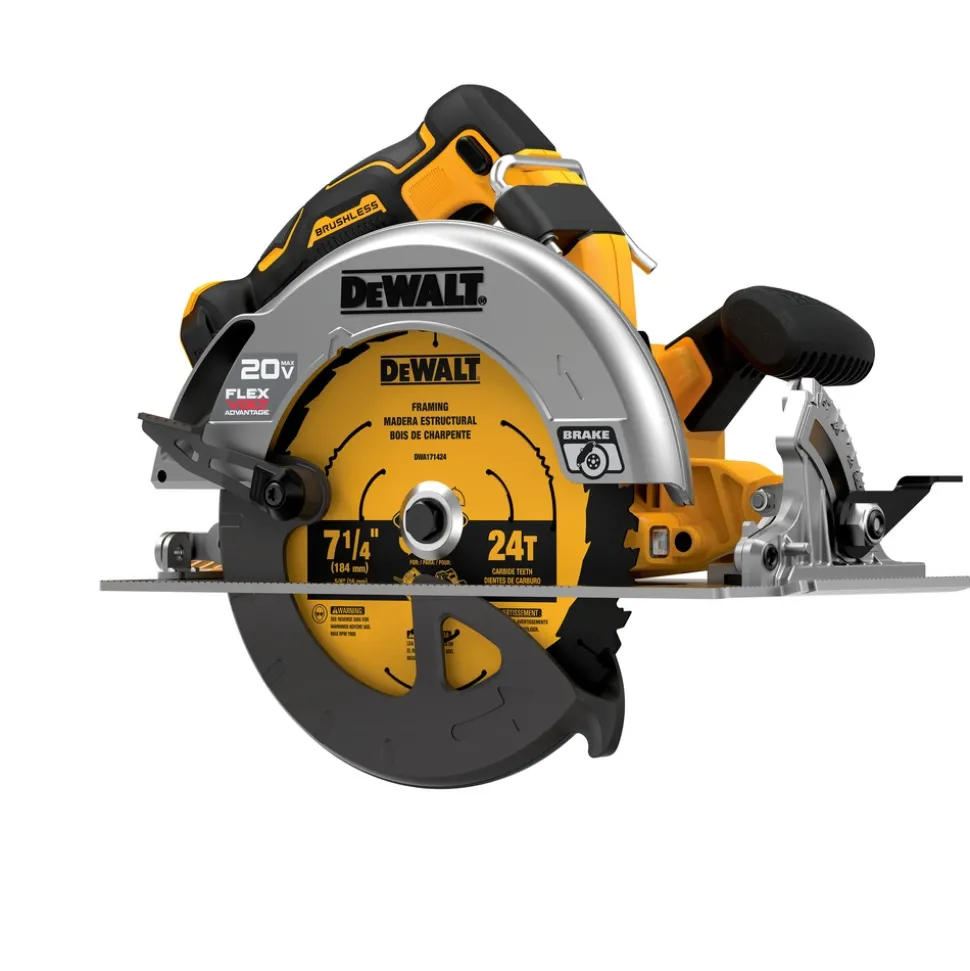 Factory Reconditioned Dewalt 20V MAX Brushless Lithium-Ion 7-1/4 in. Cordless Circular Saw with FLEXVOLT ADVANTAGE (Tool Only)
