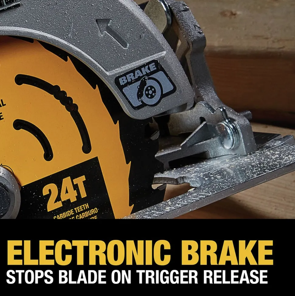 Factory Reconditioned Dewalt 20V MAX Brushless Lithium-Ion 7-1/4 in. Cordless Circular Saw with FLEXVOLT ADVANTAGE (Tool Only)